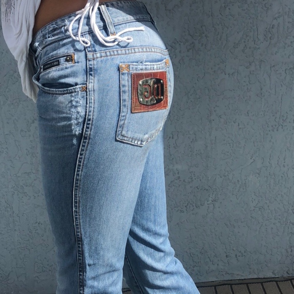 DOLCE AND GABBANA light blue jeans - Picture 4 of 8